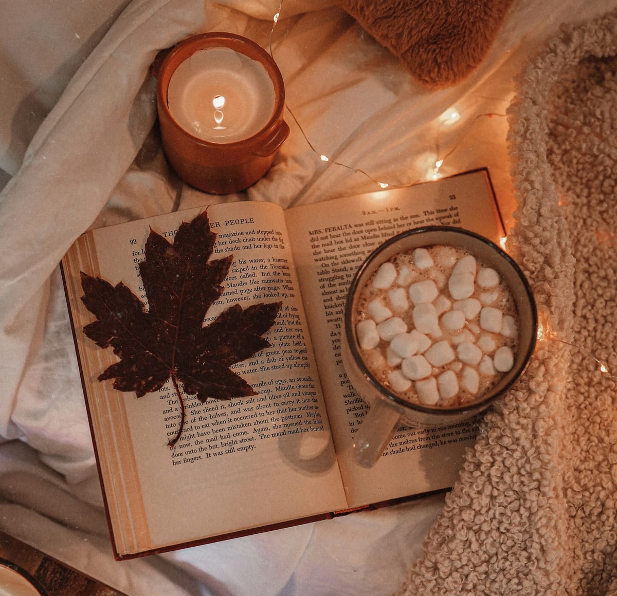 ingredients for an instagram-style fall care day